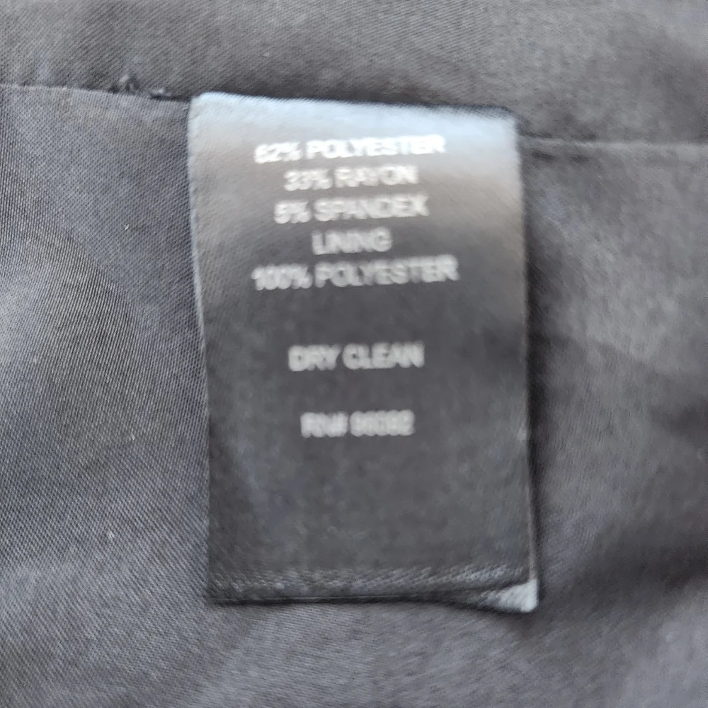 NWT M VEST Black Openfront long vest - Picture 9 of 16